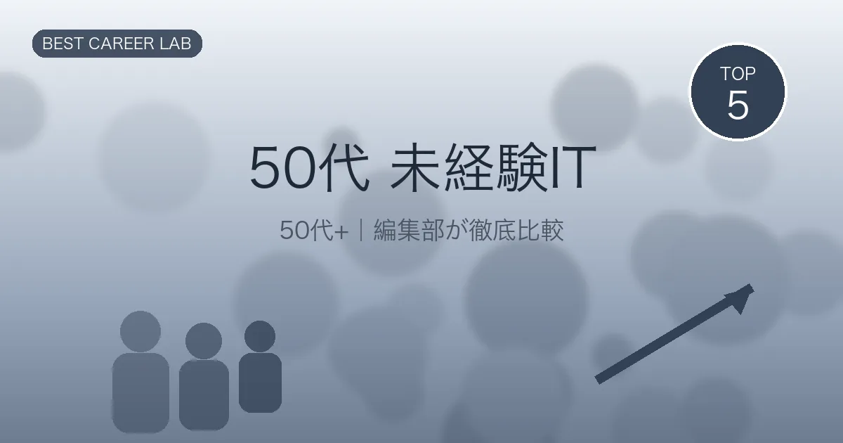 50代未経験でIT転職する方法｜年齢の壁を超える5つの戦略 のヒーロー画像