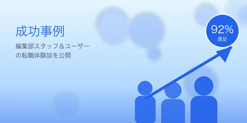 既卒ニート期間ありの転職｜採用される自己PRと求人比較 の成功事例イメージ